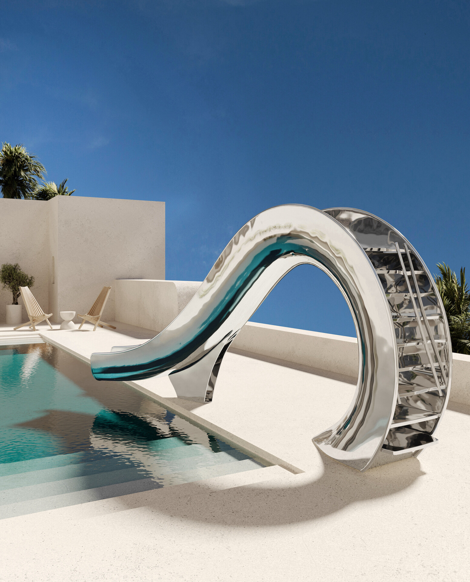 Шезлонги для бассейна